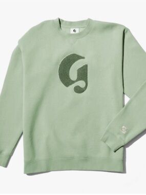 Glossier Boston Exclusive Sage Green Crewneck Sweater